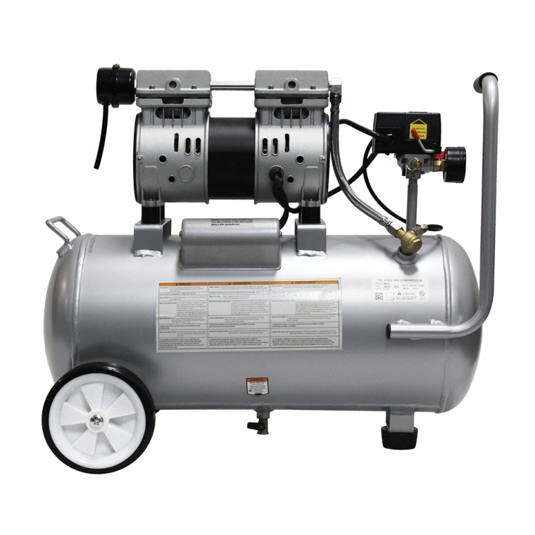 California Air Tools Ultra Quiet Air Compressor 8010, 1HP, 8-Gallon Steel Tank - full pic 