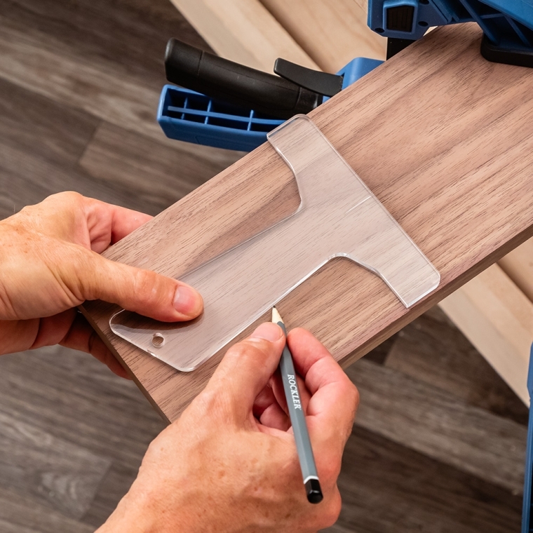 Rockler Cutting Board Handle Shape Templates - full pic 