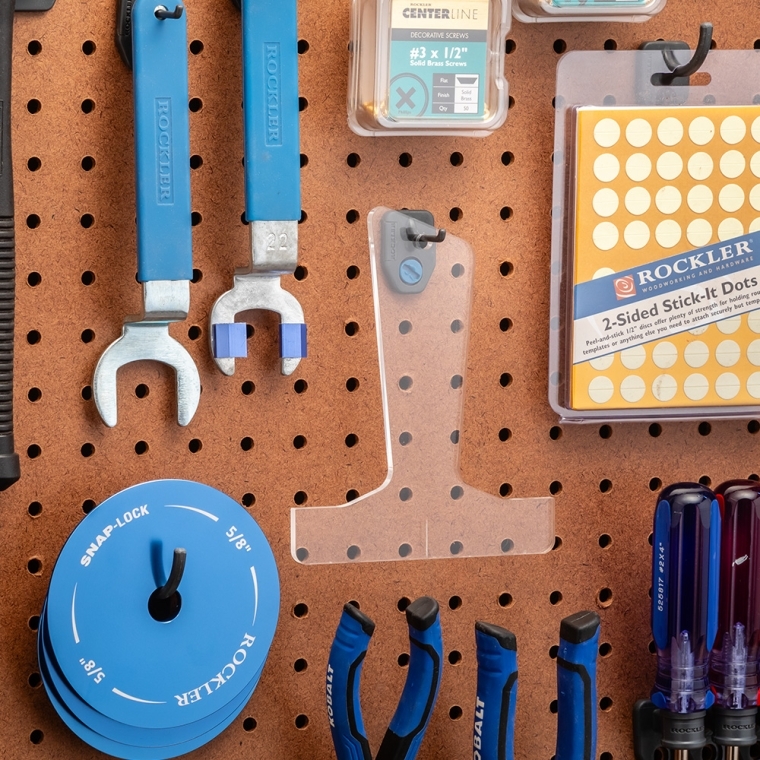 Rockler Cutting Board Handle Shape Templates - full pic 
