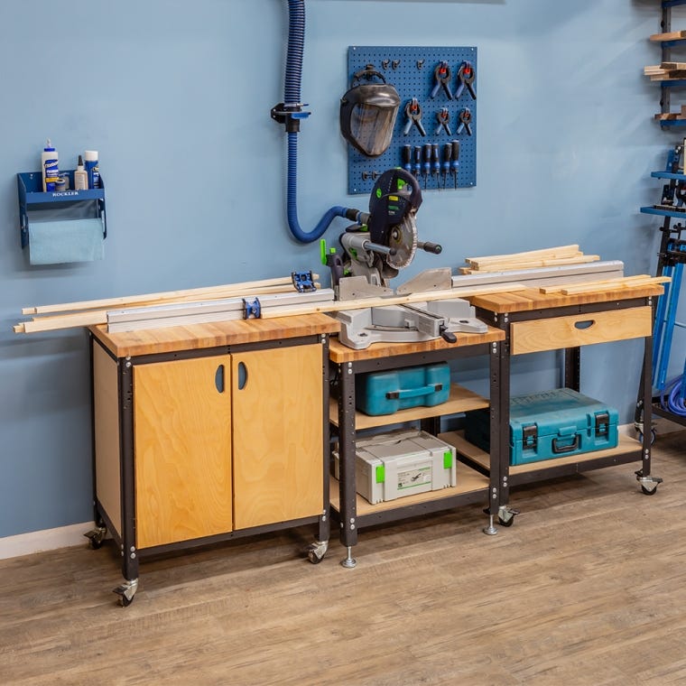 Rockler Production Stop for Rockler Miter Saw Fence System - full pic 