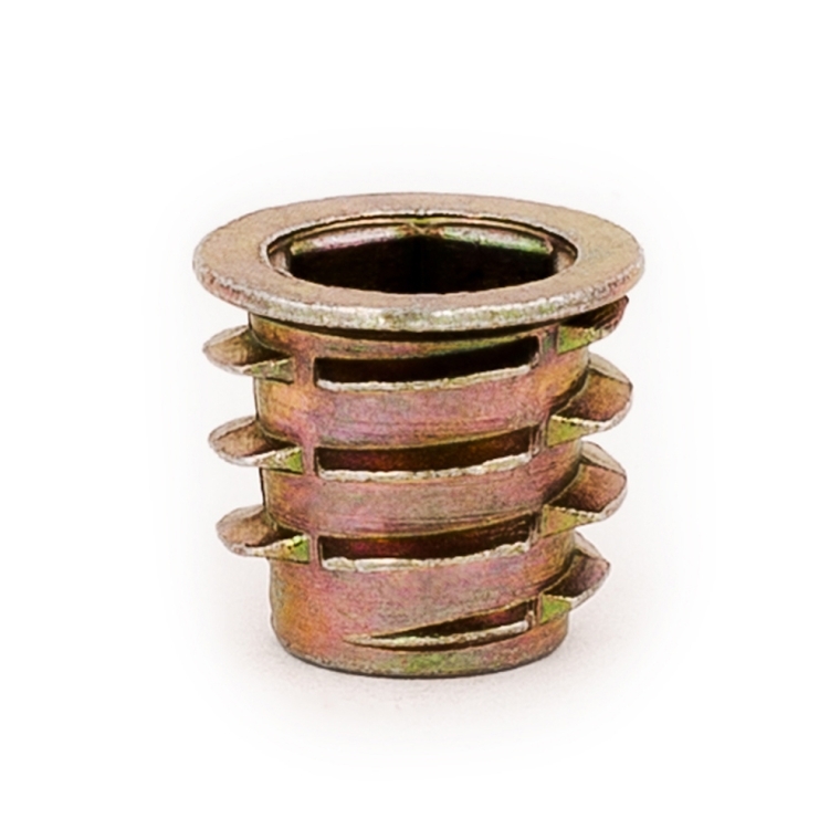 E-Z Hex Threaded Insert for Soft Wood - Flanged - Pack of 25 - full pic 