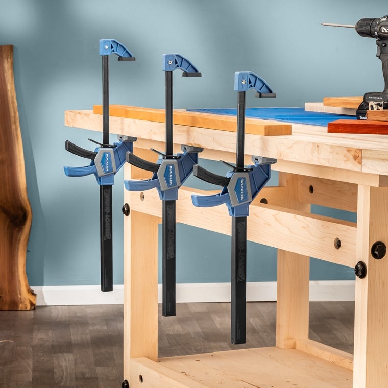 Mountable Jaw Attachments for Rockler Medium-Duty Spring-Loaded Bar Clamps, 6-Pack - full pic 