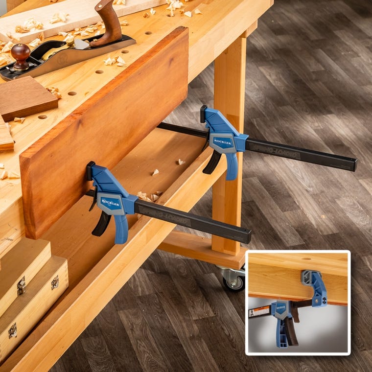 Mountable Jaw Attachments for Rockler Medium-Duty Spring-Loaded Bar Clamps, 6-Pack - full pic 