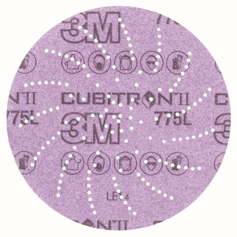 3M Xtract Cubitron II 775L 5'' Dia. Film-Backed Disc Multi-Packs - full pic 