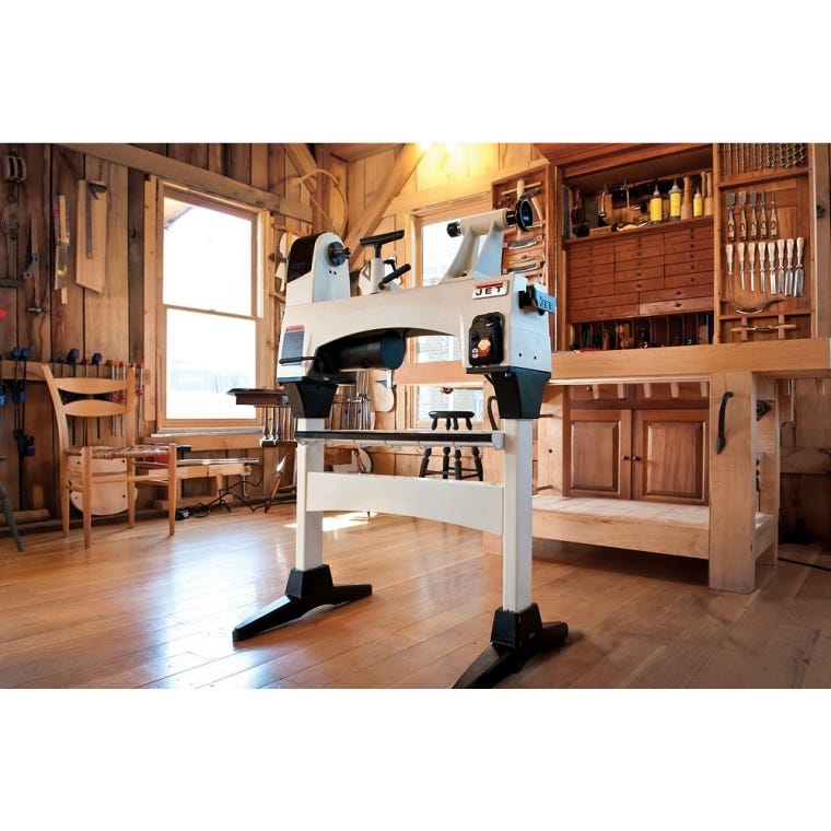 Jet Variable Speed Wood Lathe 1221VS, 12'' x 21'' - full pic 