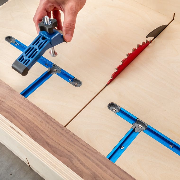 Rockler T-Track Drop-In T-Intersections, 4-Pack - full pic 