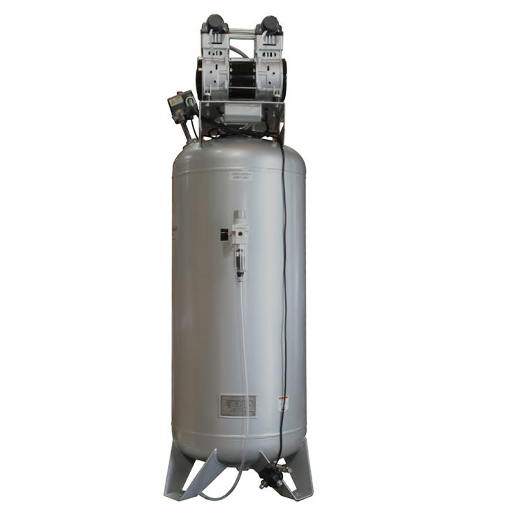 California Air Tools Ultra Quiet Air Compressor 60040CAD with Automatic Drain Valve, 4HP, 60-Gallon - full pic 