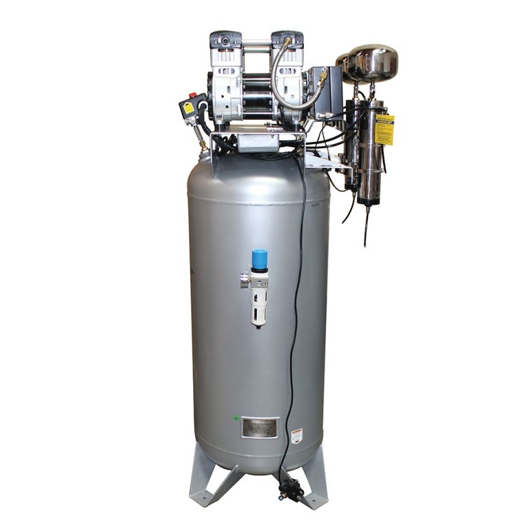 California Air Tools Ultra Quiet Air Compressor 60040CAD with Automatic Drain Valve, 4HP, 60-Gallon - full pic 