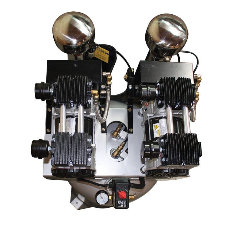 California Air Tools Ultra Quiet Air Compressor 60040CAD with Automatic Drain Valve, 4HP, 60-Gallon - full pic 