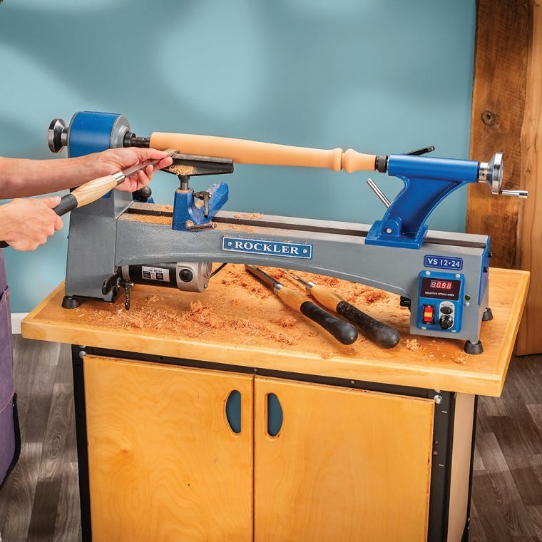 Rockler VS 12-24 Variable Speed Midi Lathe - full pic 