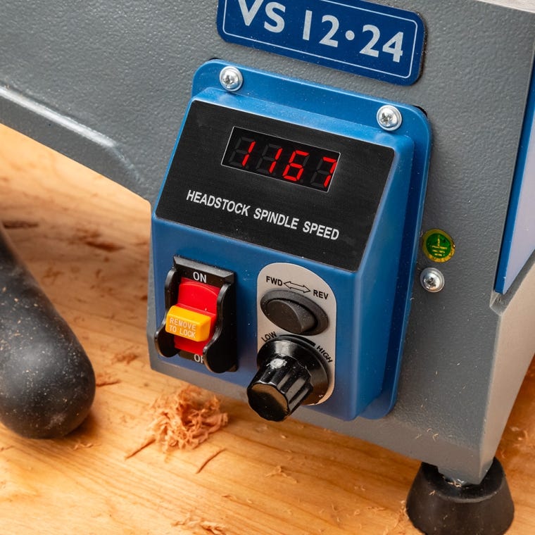 Rockler VS 12-24 Variable Speed Midi Lathe - full pic 