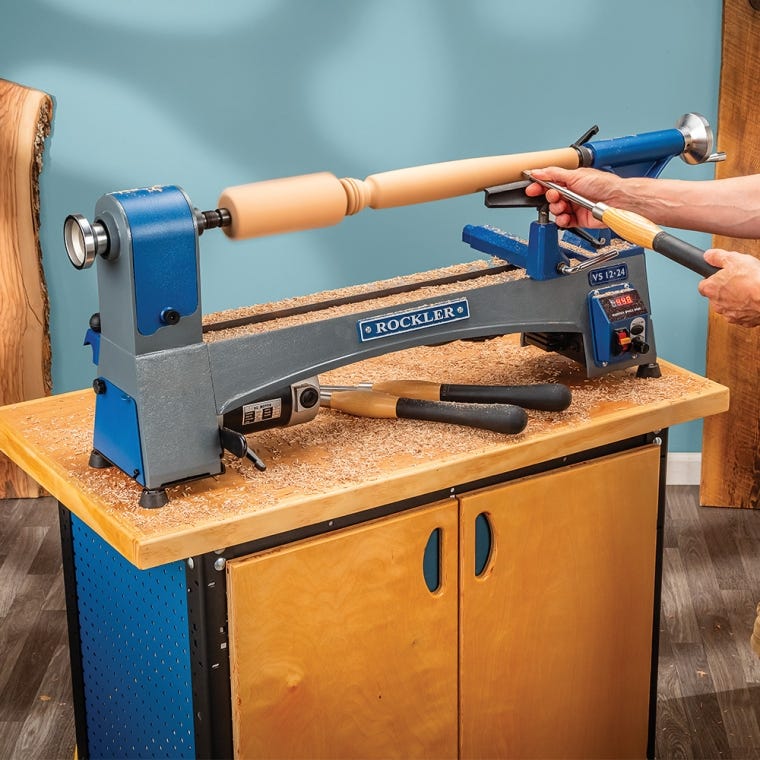 Rockler VS 12-24 Variable Speed Midi Lathe - full pic 
