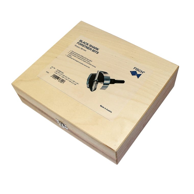 Fisch 16-Piece Black Shark Forstner Bit Set, Imperial - full pic 