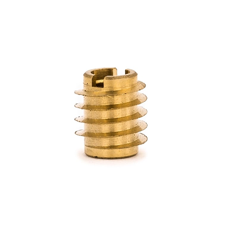 E-Z Knife Threaded Insert for Hard Wood - Brass - Pack of 25 - full pic 