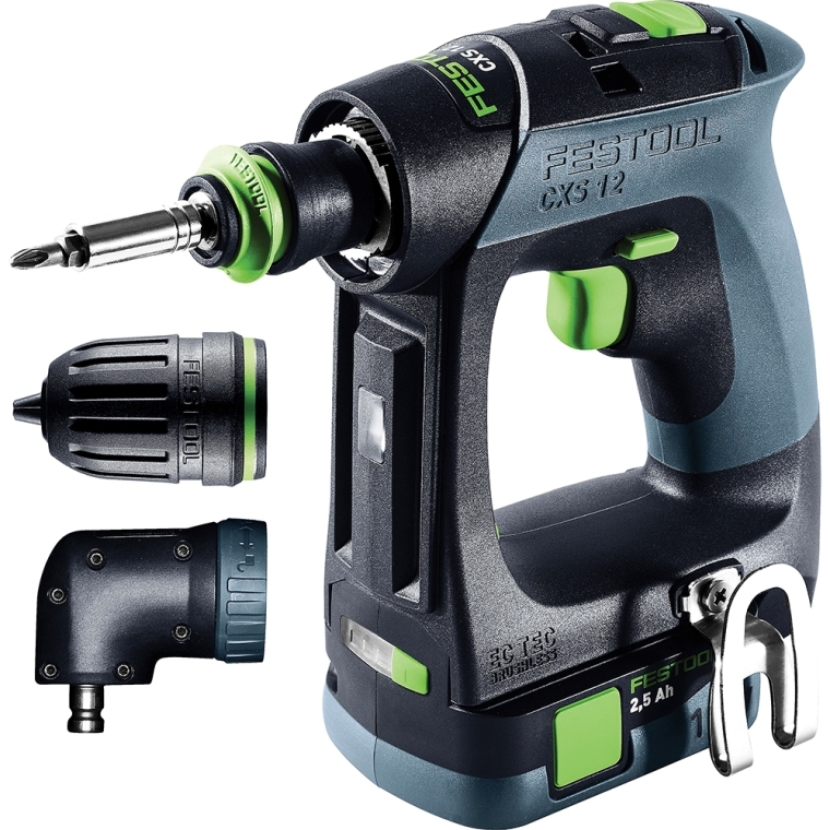 Festool Cordless Drill CXS 12 2.5-Set (576869) - full pic 