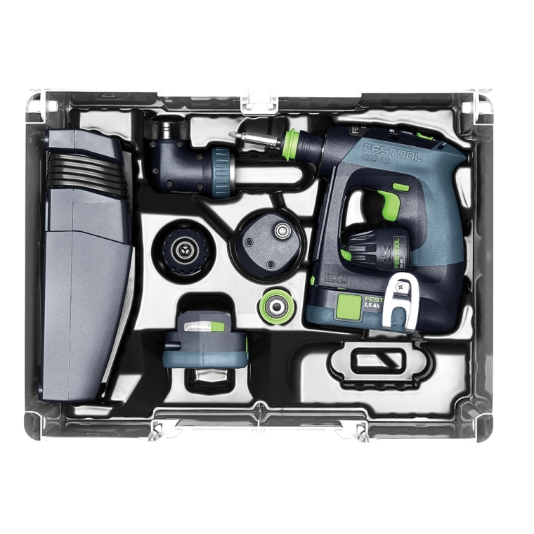 Festool Cordless Drill CXS 12 2.5-Set (576869) - full pic 