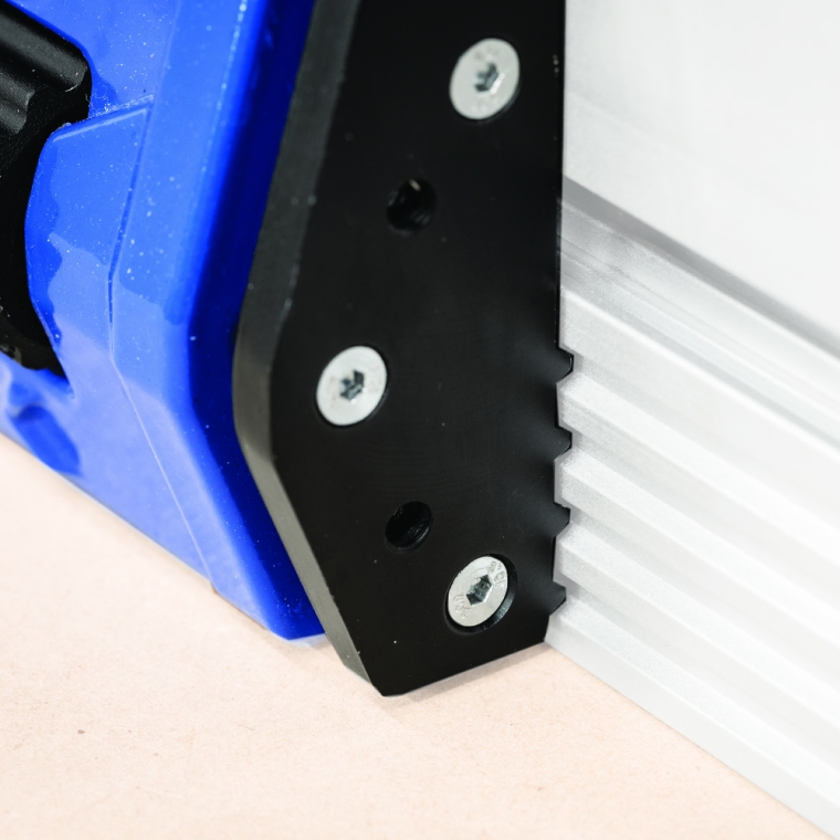 Auxiliary Micro-Adjust Flip Stop for Rockler Miter Saw Fence System - full pic 