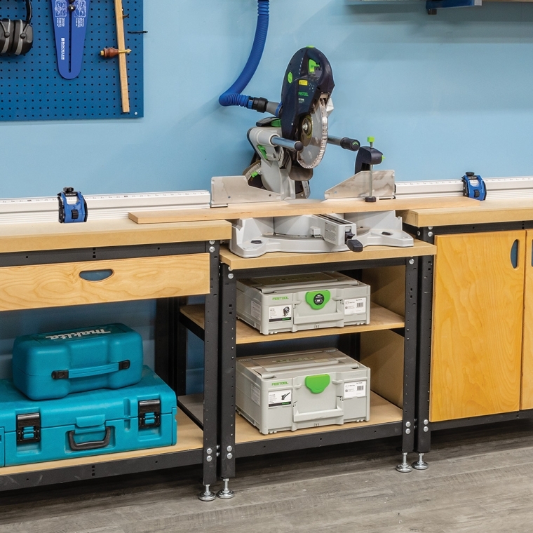 Auxiliary Micro-Adjust Flip Stop for Rockler Miter Saw Fence System - full pic 