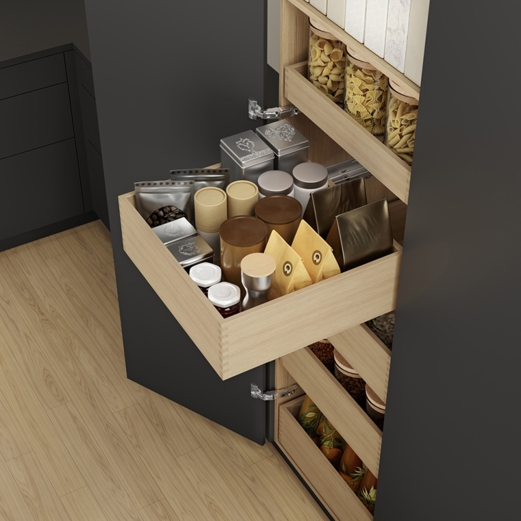 Blum Movento Soft-Close Undermount Drawer Slides (Pairs) - full pic 