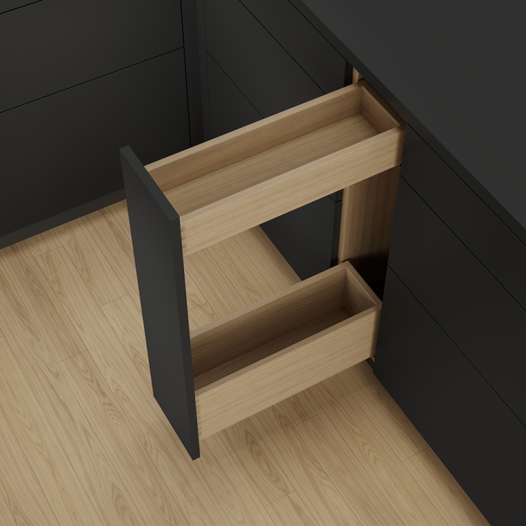 Blum Movento Soft-Close Undermount Drawer Slides (Pairs) - full pic 
