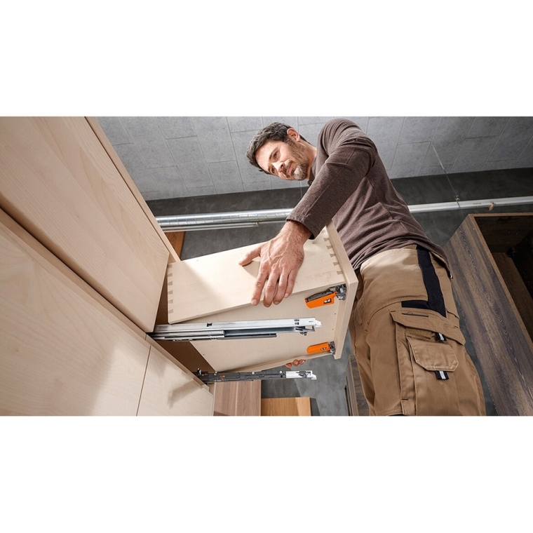 Blum Movento Soft-Close Undermount Drawer Slides (Pairs) - full pic 