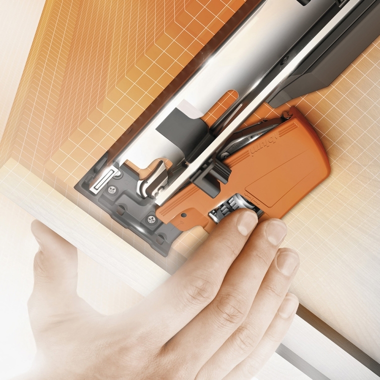 Blum Movento Soft-Close Undermount Drawer Slides (Pairs) - full pic 