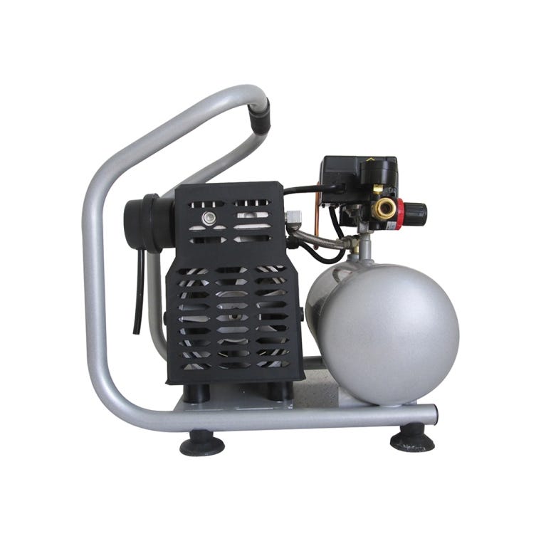 Light & Quiet Portable Air Compressor, 0.6 HP, 1 Gallon - full pic 