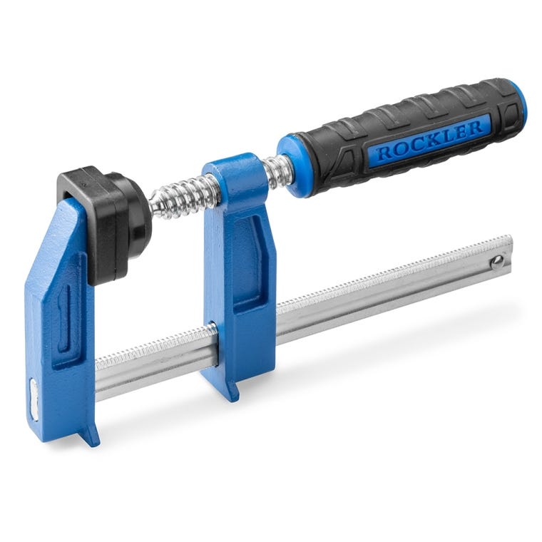 Rockler 4'' Mini F-Style Clamps, 4-Pack - full pic 