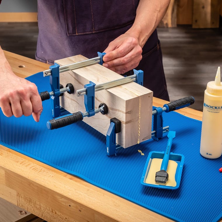 Rockler 4'' Mini F-Style Clamps, 4-Pack - full pic 