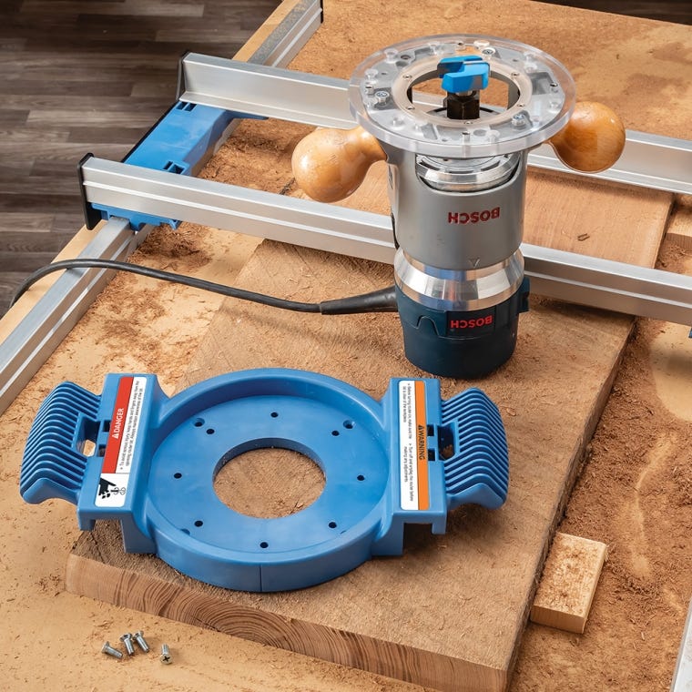Rockler Board Flattening Router Bit, 1-1/2'' Dia. x 17/32''H x 1/2'' Shank - full pic 