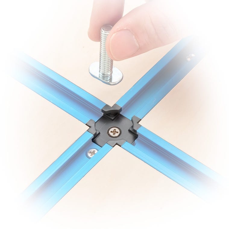 Rockler T-Track Drop-In Starter Kit - full pic 
