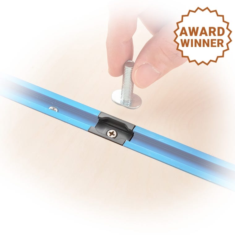 Rockler T-Track Drop-In In-Line Inserts, 4-Pack - full pic 