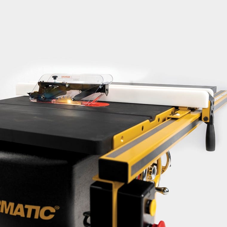 Powermatic ArmorGlide PM2000T 10'' Table Saw, 50'' Rip Accu-Fence, 5HP, 3PH, 230V/460V - full pic 