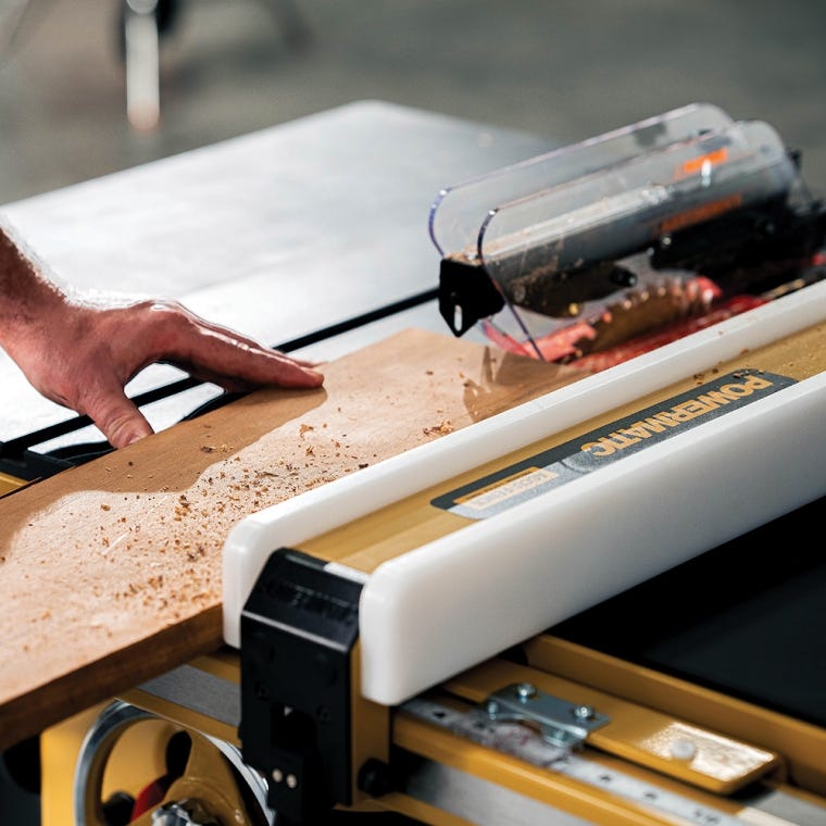 Powermatic ArmorGlide PM2000T 10'' Table Saw, 50'' Rip Accu-Fence, 5HP, 3PH, 230V/460V - full pic 