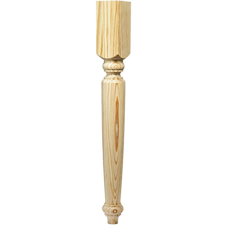 Butcher Block Table Leg - full pic 
