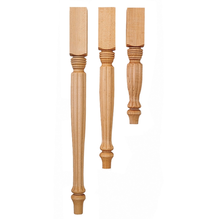 29" Maple Country French Table Leg - full pic 