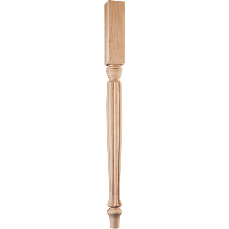 29" Maple Country French Table Leg - full pic 