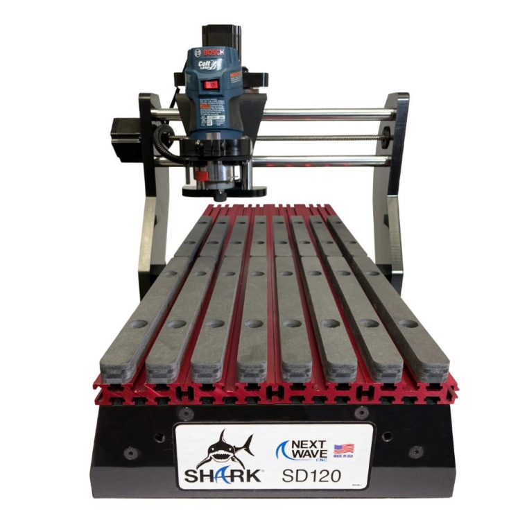 Next Wave CNC Shark SD120 Spoil Board Kit - full pic 
