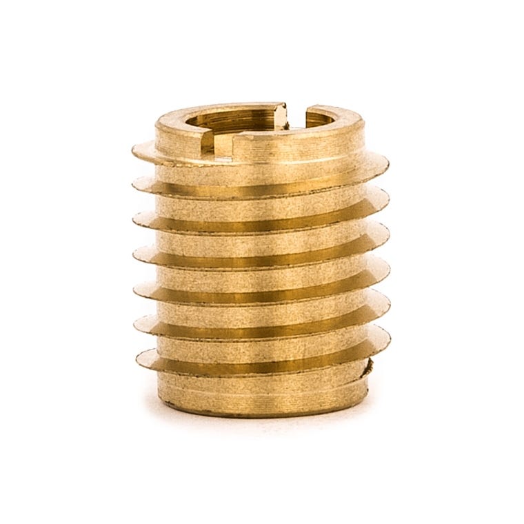 E-Z Knife Threaded Insert for Hard Wood - Brass - Pack of 25 - full pic 