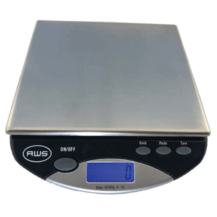 AWS Digital Scale, 6,000g/13.2 lb. Capacity - full pic 