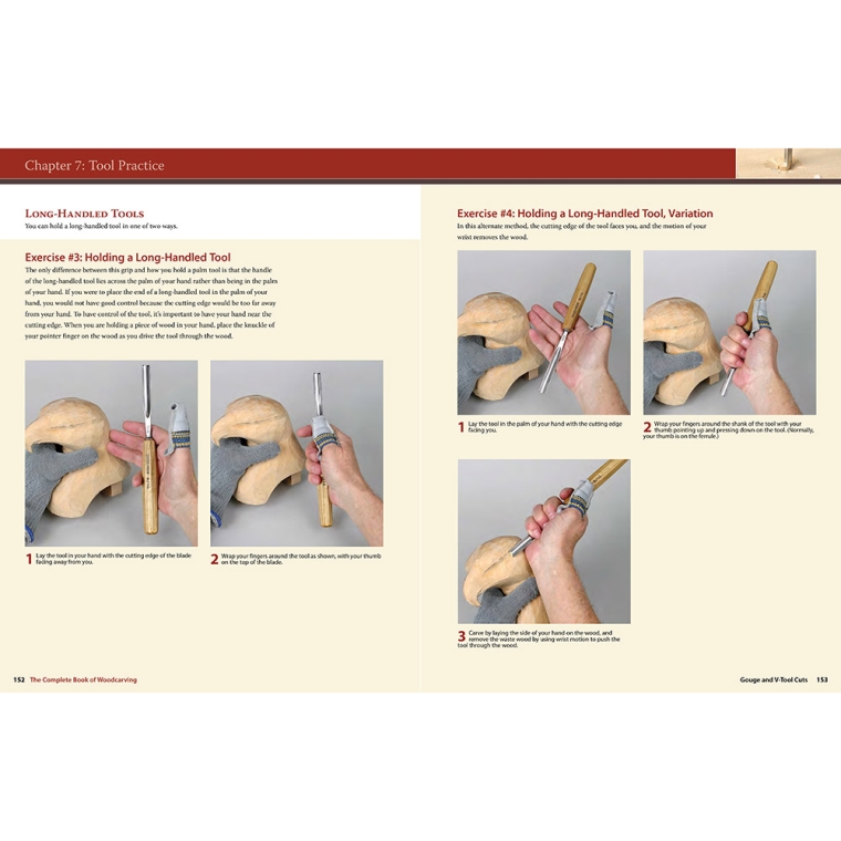 The Complete Book of Woodcarving, Updated Edition, Paperback Book - full pic 