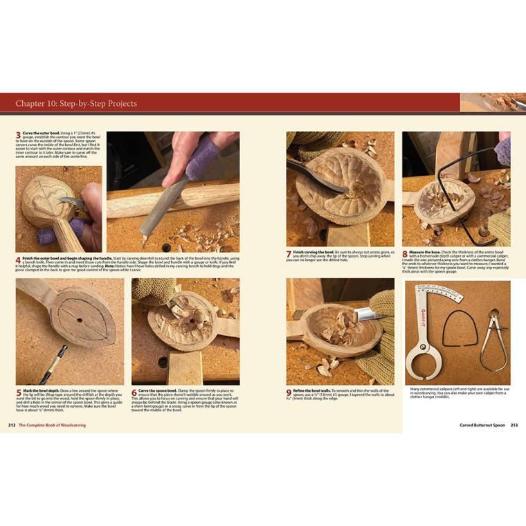 The Complete Book of Woodcarving, Updated Edition, Paperback Book - full pic 