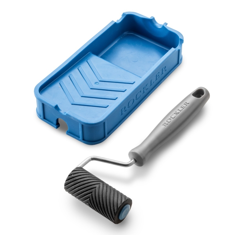 Rockler Mini Glue Roller with Silicone Tray - full pic 