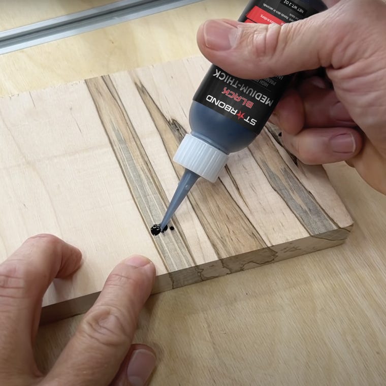 Starbond Black Colored CA Glue, Medium-Thick Viscosity, 2 oz. - full pic 