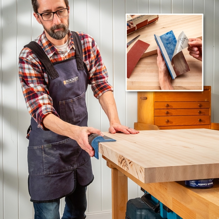 Rockler PSA Sanding Block, 90&deg; Edge - full pic 