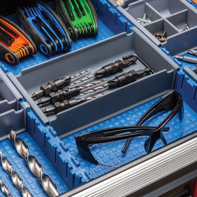 Rockler Lock-Align Drawer Organizer System, 13-Piece Starter Kit - full pic 