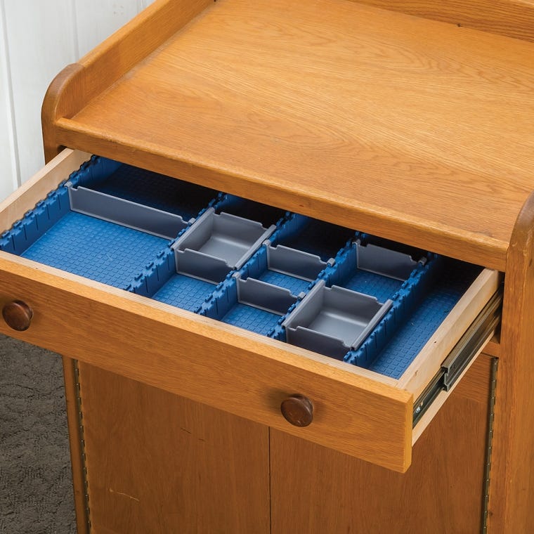 Rockler Lock-Align Drawer Organizer System, 13-Piece Starter Kit - full pic 