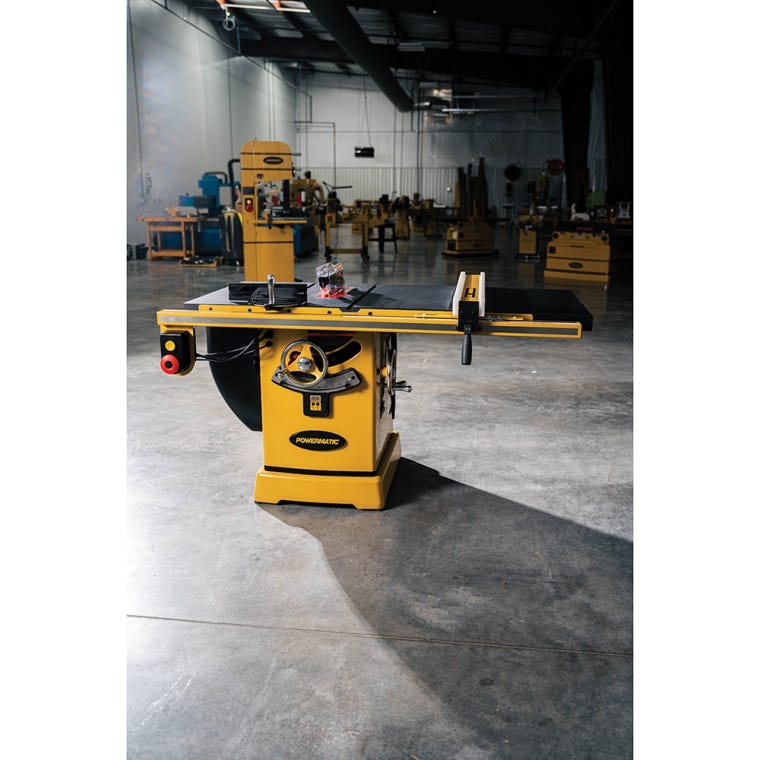 Powermatic ArmorGlide PM2000T 10'' Table Saw, 50'' Rip Accu-Fence, Router Lift, 5HP, 1PH, 230V - full pic 