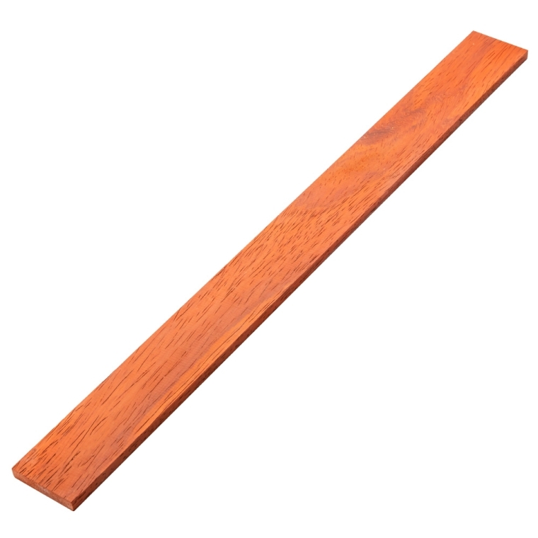 African Padauk Cutting Board Strips, 16'' Long - full pic 