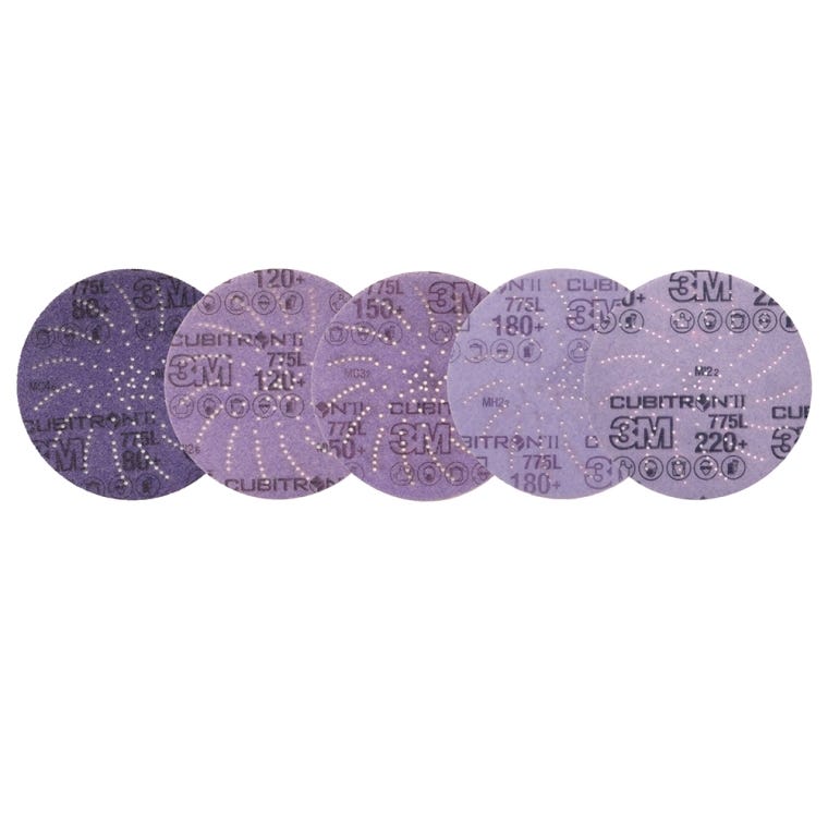 3M Xtract Cubitron II 775L 5'' Dia. Film-Backed Disc Multi-Packs - full pic 
